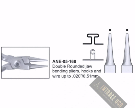 Double Rounded jaw bending pliers