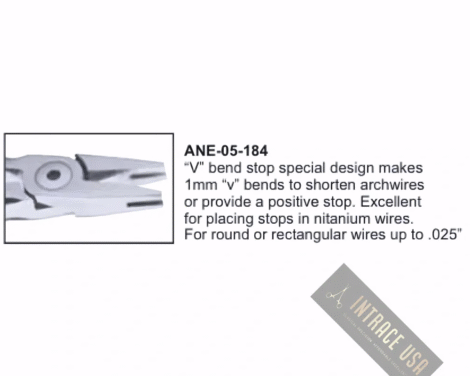arch wires or provide a positive stop