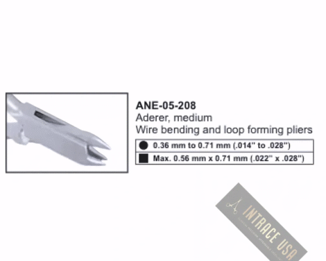 Aderer, medium Wire bending and loop forming pliers