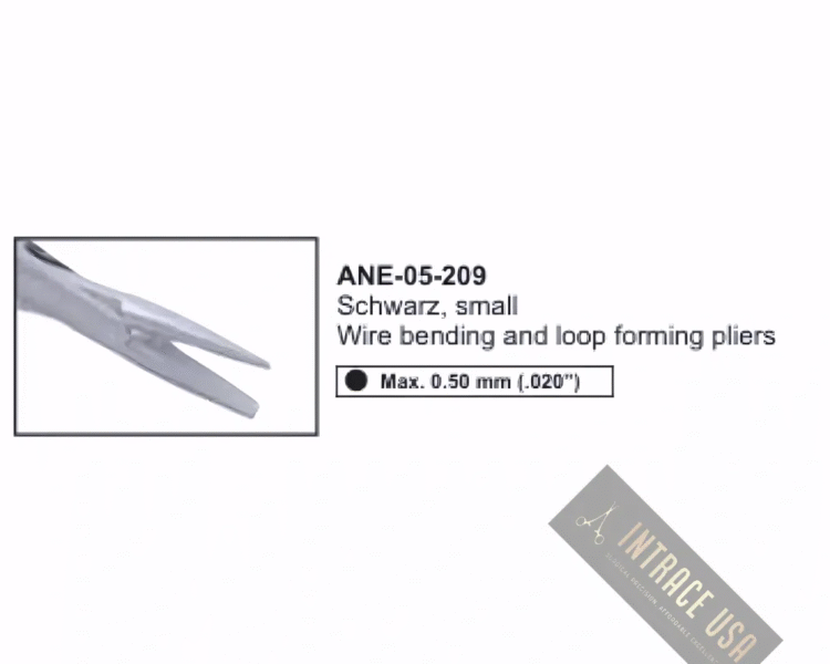 Schwarz, small Wire bending and loop forming pliers