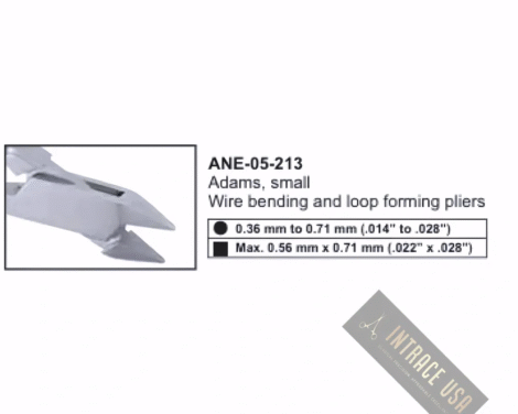 Adams, small Wire bending and loop forming pliers