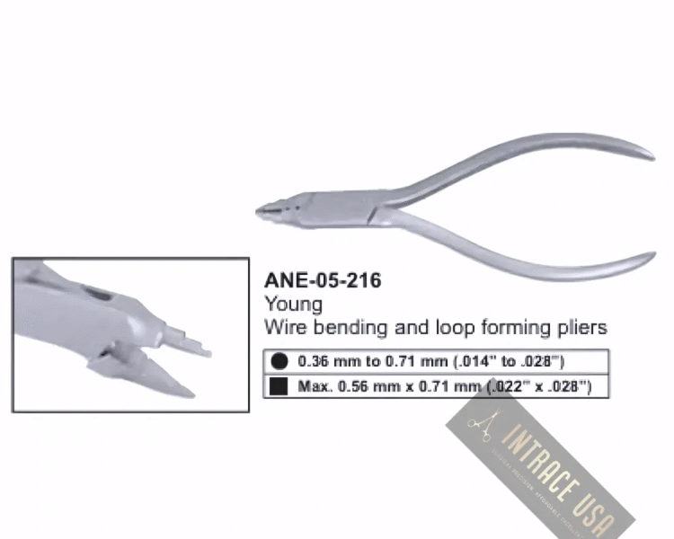 Young Wire bending and loop forming pliers