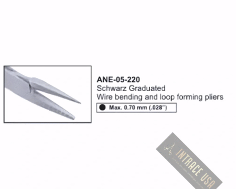 Schwarz Graduated Wire bending and loop forming pliers