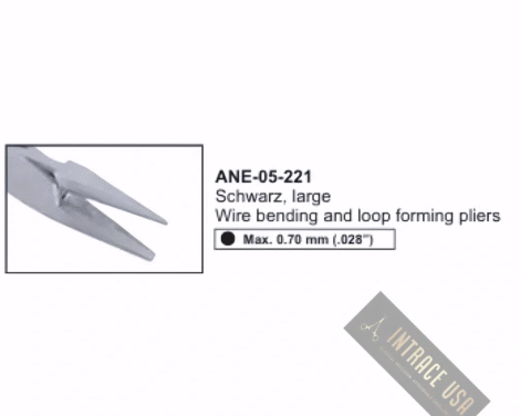 Schwarz, large Wire bending and loop forming pliers