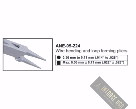 Wire bending and loop forming pliers