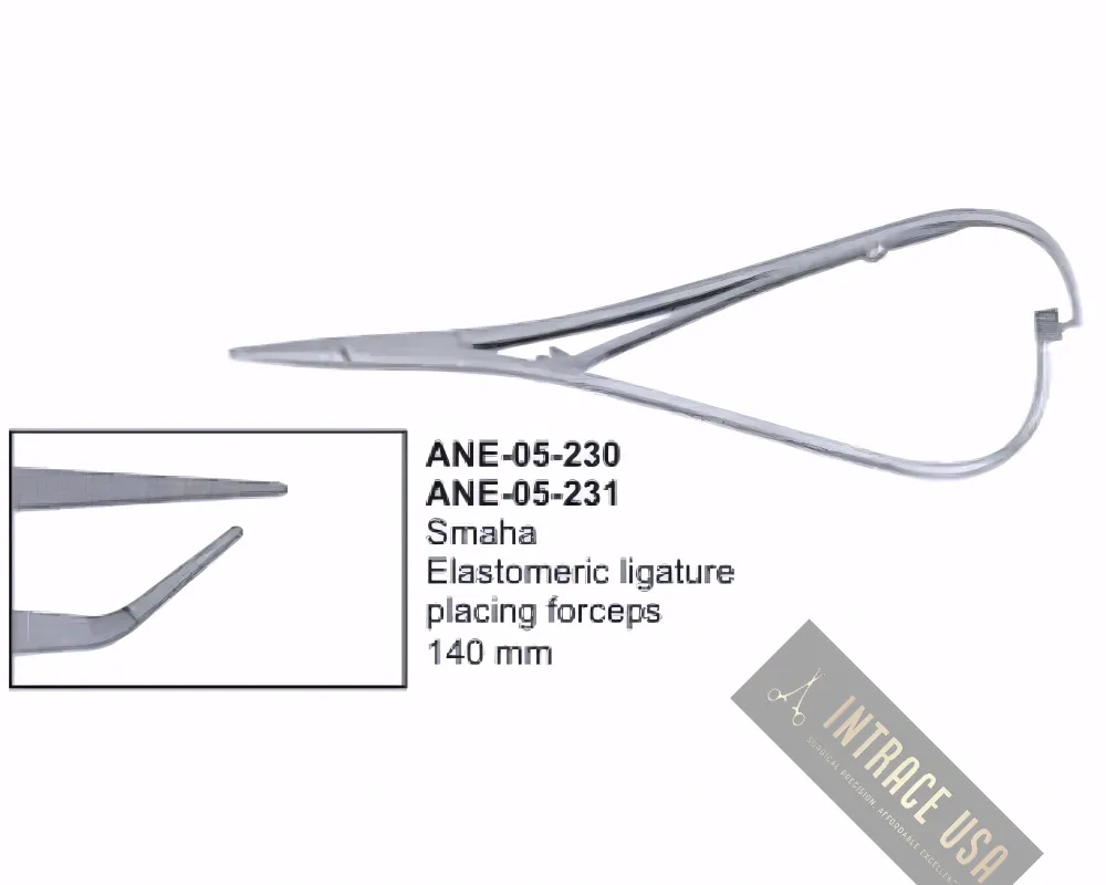 Smaha Elastomeric ligature placing forceps140 mm