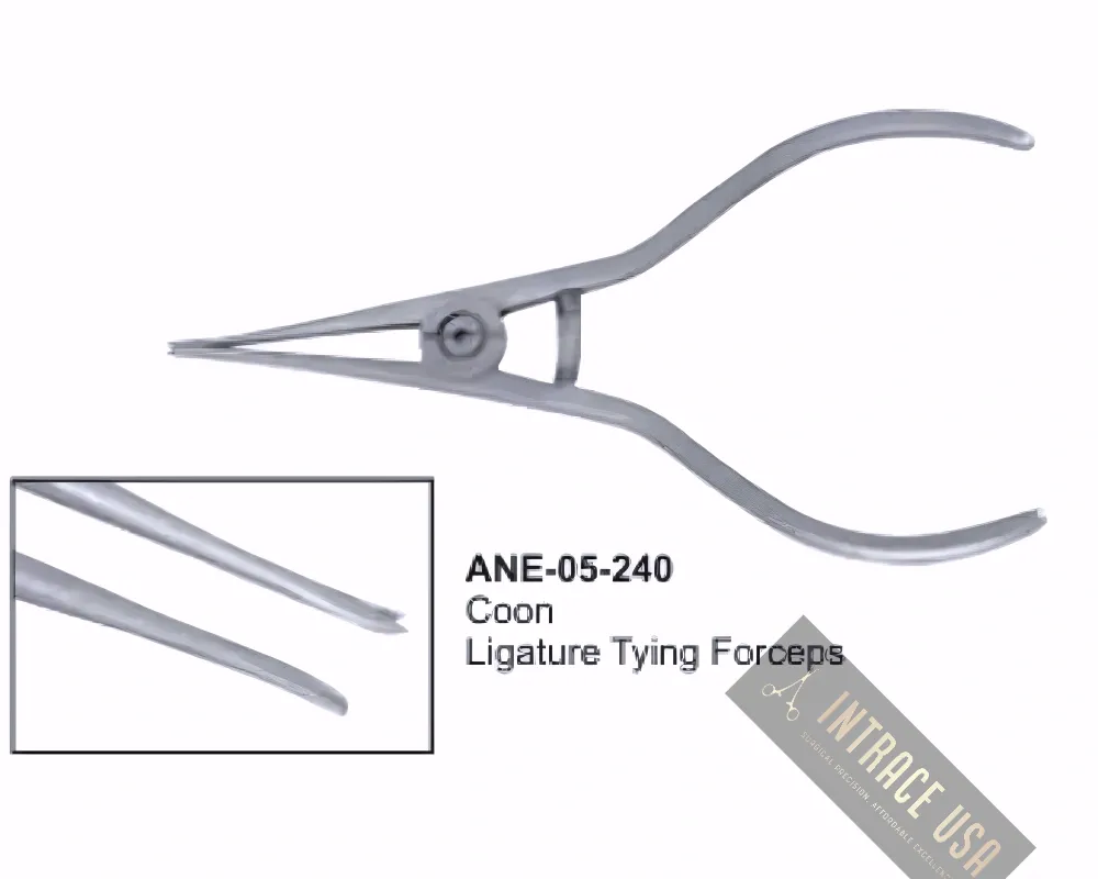 Coon Ligature Tying Forceps