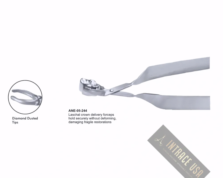 Laschal crown delivery forceps