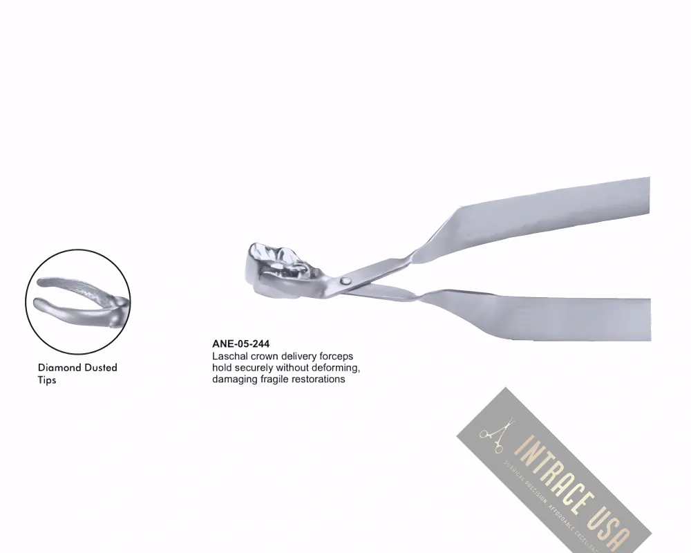Laschal crown delivery forceps