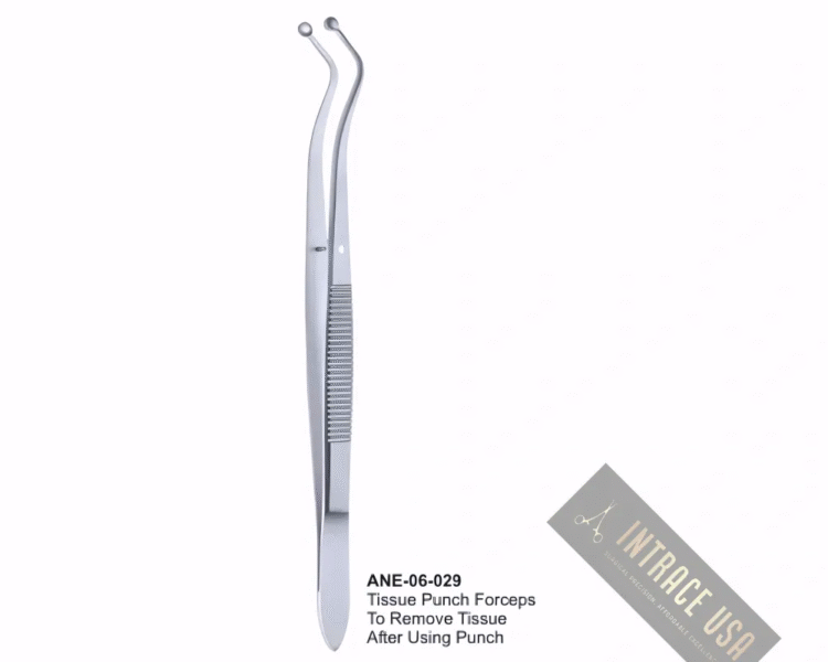 Tissue Punch Forceps To Remove Tissue  After Using Punch