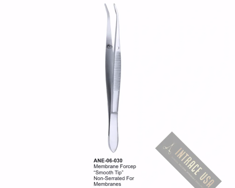 Membrane Forcep “Smooth Tip” Non-Serrated For Membranes