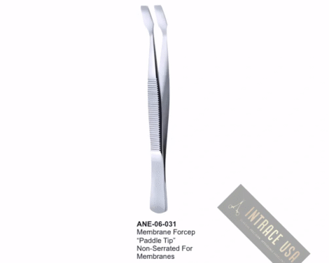 Membrane Forcep “Paddle Tip” Non-Serrated For Membranes