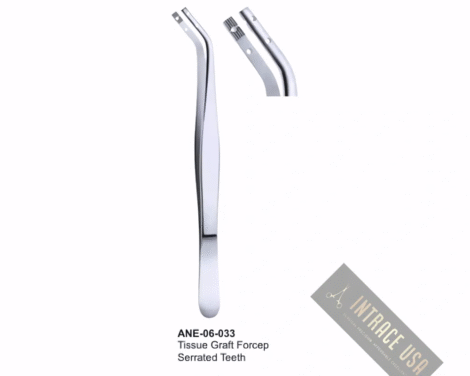 Tissue Graft Forcep Serrated Teeth