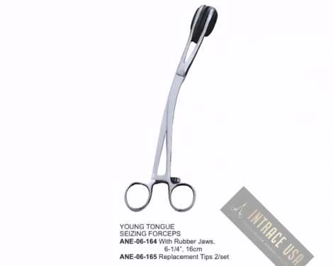 Young Tongue Seizing Forceps Replacement Tips 2/set