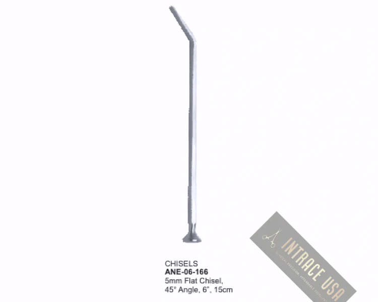 Chisels 5mm Flat Chisel, 45° Angle, 6”, 15cm