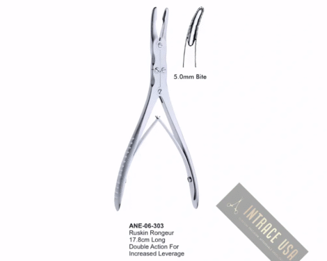 Ruskin Rongeur 17.8cm Long Double Action For Increased Leverage