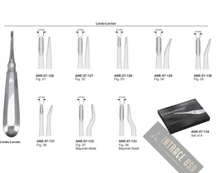 Lindo-Levian Root Elevator Fig. 08 Bayonet distal