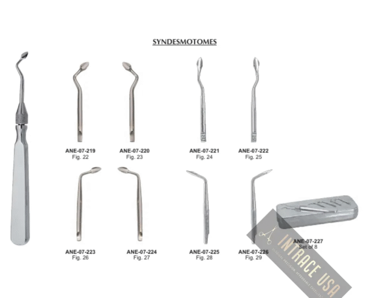 Syndesmotomes Root Elevator Set of 08 pieces
