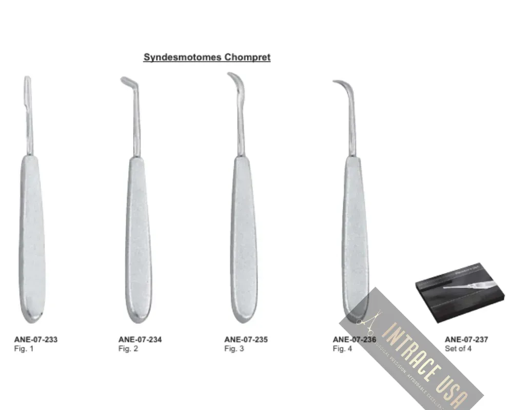 Syndesmotomes Chompret Root Elevators Fig. 02