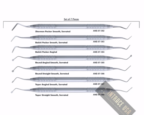 Taper Straight Filling Instruments Smooth, Serrated