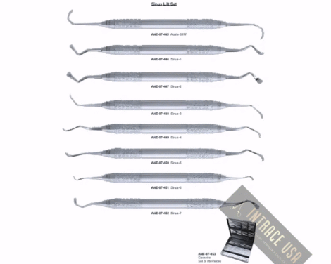 Sinus Lift Curettes Set of 08 pieces