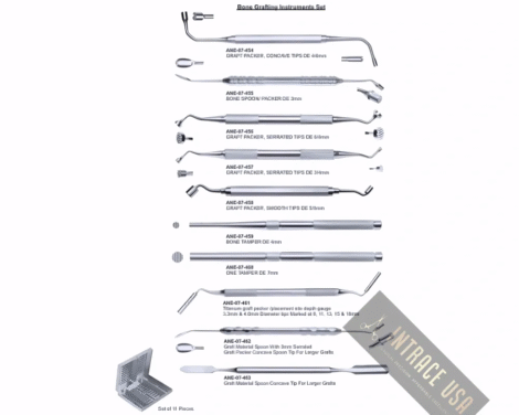 Graft Material Spoon Concave Tip for Larger Grafts