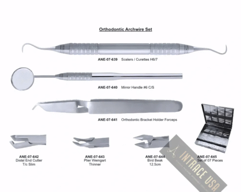 Orthodontic Archwire Set of 06 pieces