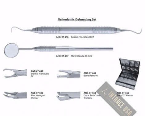 Orthodontic Debanding Set of 6 pieces