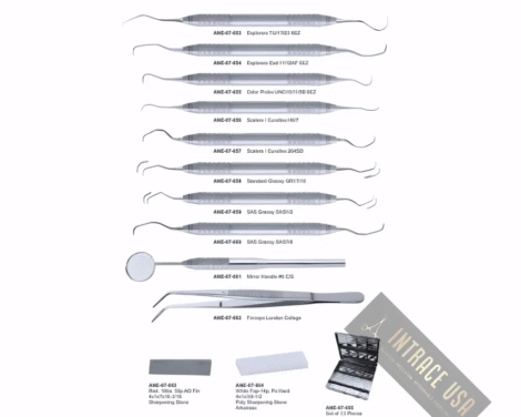 Periodontal Debridement set of 12 pieces