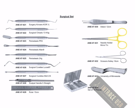 Surgical Set of 13 Pieces
