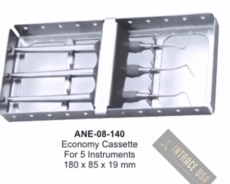 Economy Cassette For 5 Instruments 180 x 85 x 19 mm
