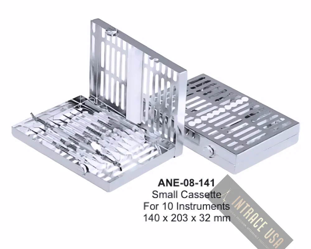 Small Cassette For 10 Instruments 140 x 203 x 32 mm