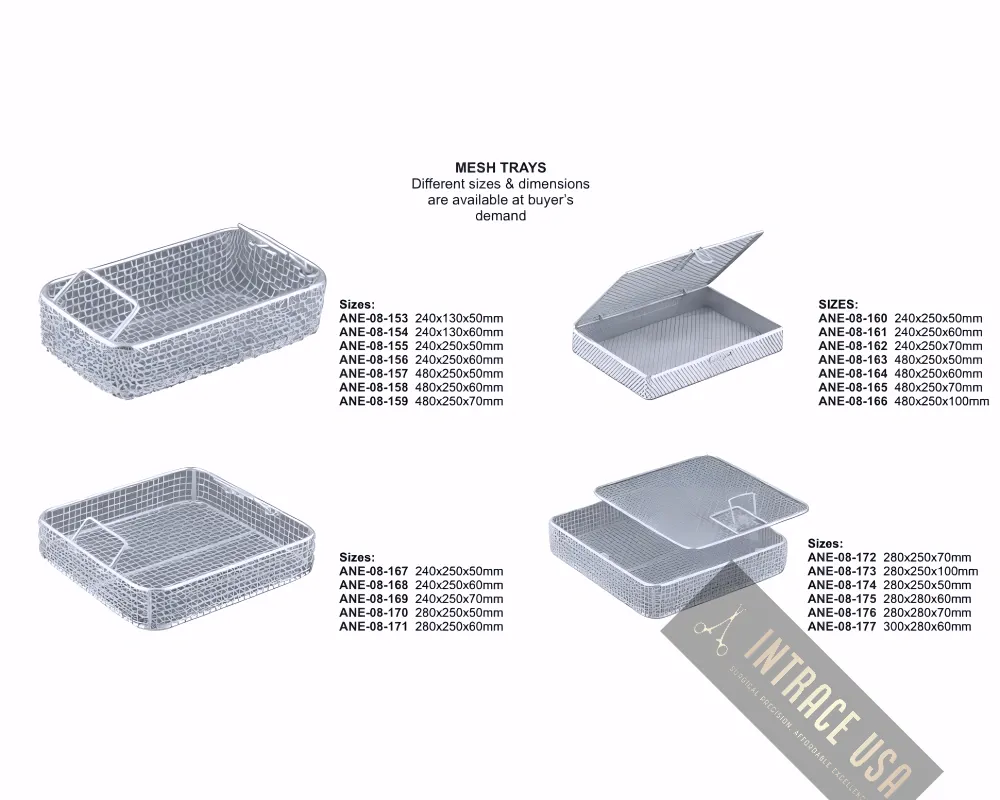 MESH TRAYS 480x250x70mm