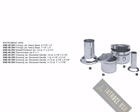 Dressing Jar, Recessed Handle, 4-1/2 qt. 7” x 7-7/8”