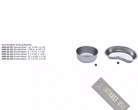 Emesis Basin, 12” x 5-1/2” x 2-1/4”