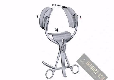Collin Retractor S=62.0x80.0mm M=62.0x67.0mm