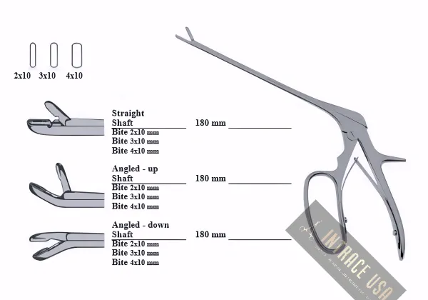 Ferris-Smith-Cushing Laminectomy Rongeur Shaft, 6.0x12.0mm Down Ward
