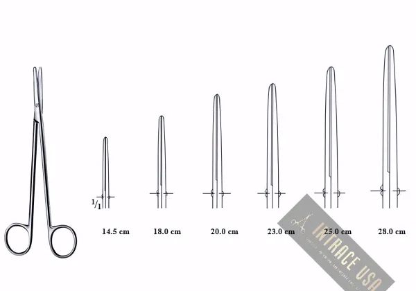 Metzenbaum Dissecting Scissors (Saw Edge)