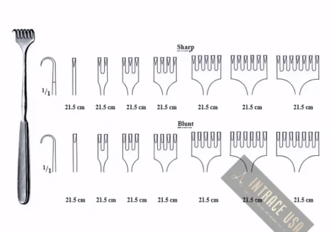 Volkmann Retractor 6 Semi-