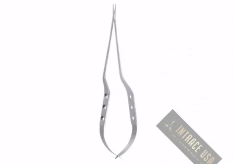 Yasargil Micro - Needle Holder Plain , bayonet - shaped