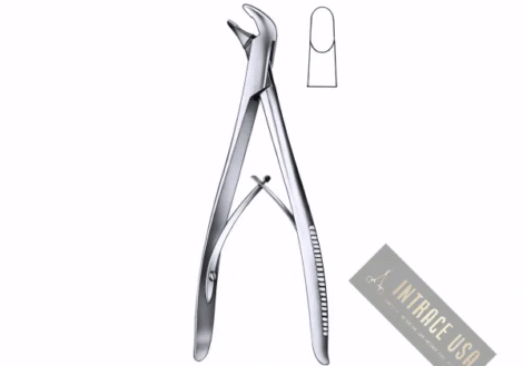 Bacon Bone Rongeur Forcep - Precision stainless steel neurosurgical instrument - Intrace USA