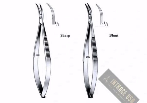Castroviejo Tenotomy Scissors Curve to Right