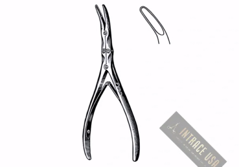Kleinert-Kutz Bone Rongeur Forcep - Stainless Steel Orthopedic Instrument - Intrace USA