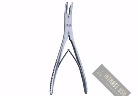 Roettgen-Ruskin Bone Rongeur Forcep - Precision stainless steel neurosurgical instrument - Intrace USA