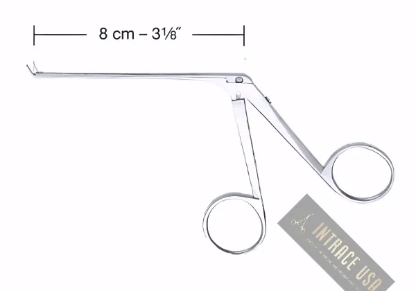 Wullstein Micro Ear Scissor Str, 4.0x1.8mm, 1.0x0.8mm, Shaft