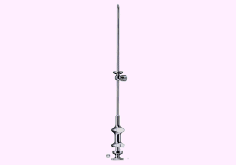 Franklin-Silverman Biopsy Needle With Platform - Precision stainless steel gynecological instrument - Intrace USA