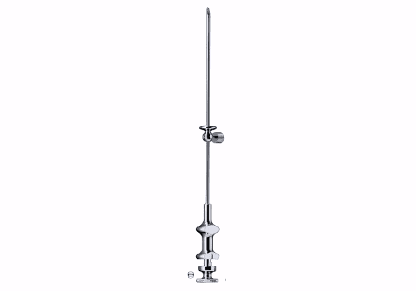 Franklin-Silverman Biopsy Needle With Platform - Precision stainless steel gynecological instrument - Intrace USA