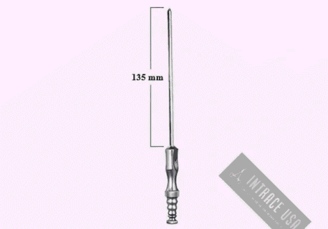 Frazier Suction Tube - Precision stainless steel neurosurgical instrument - Intrace USA