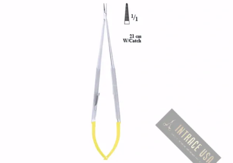 Jacobson Micro Needle Holder - Precision stainless steel needle holder - Intrace USA