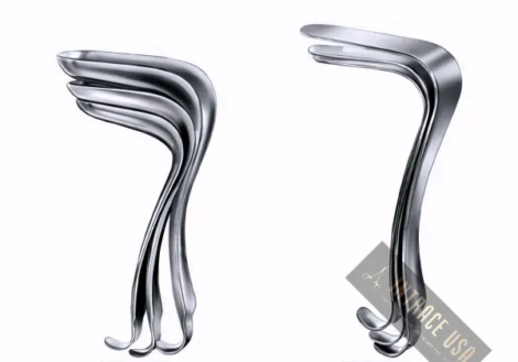 Kristeller Vaginal Retractor - Precision stainless steel gynecological instrument - Intrace USA